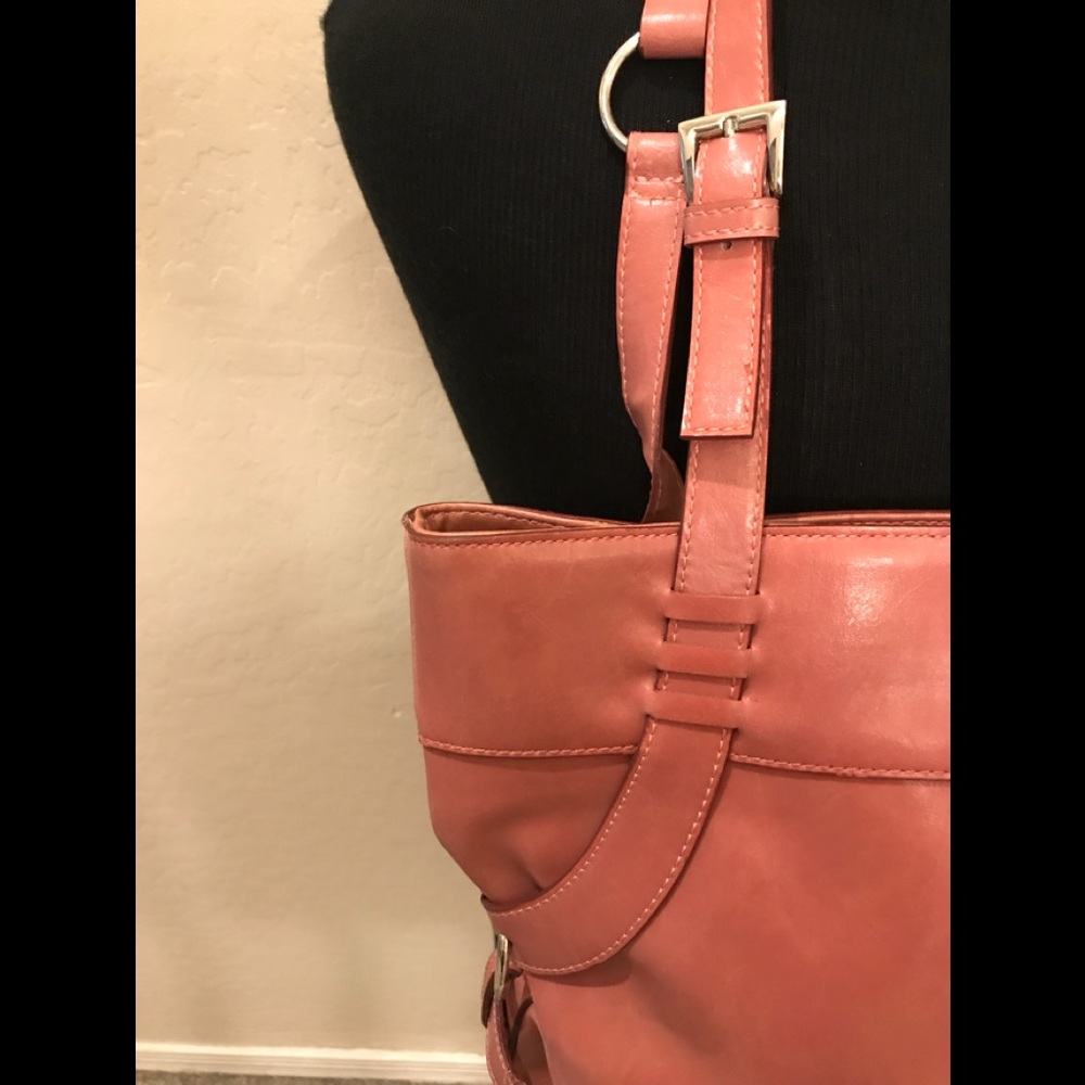 NEW Rose Pink RINA RICH Vegan Leather PURSE - Picture 4 of 7